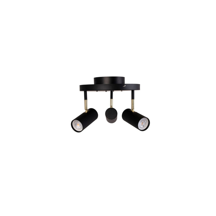 Hubble 3 taklampe rund - Svart-Taklamper-Globen Lighting-Svart-463311-Lightup.no