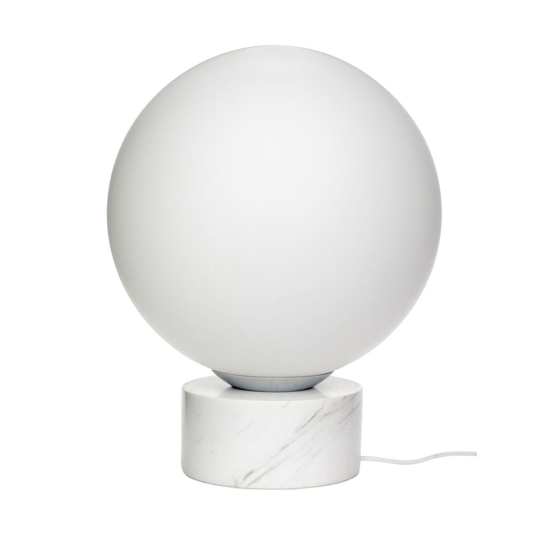 Hübsch bordlampe - Marmor/opal glass-Bordlamper-Hübsch A/S-990836-Lightup.no