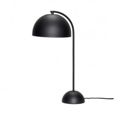Hübsch bordlampe, matt Svart-Bordlamper-Hübsch A/S-HU890601-Lightup.no