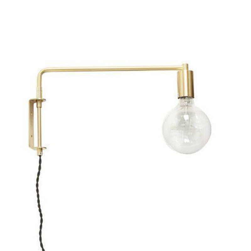 Hübsch vegglampe - Messing-Vegglamper-Hübsch A/S-HU-890501-Lightup.no