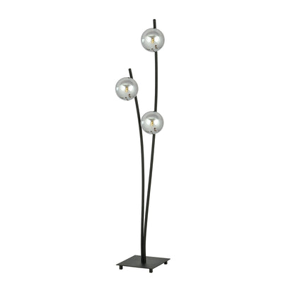Hunter gulvlampe - Svart/Røykfarget-Gulvlamper-Emibig-1100/LP3-Lightup.no