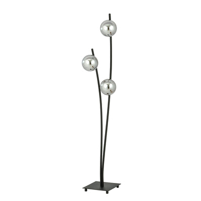 Hunter gulvlampe - Svart/Røykfarget-Gulvlamper-Emibig-1100/LP3-Lightup.no