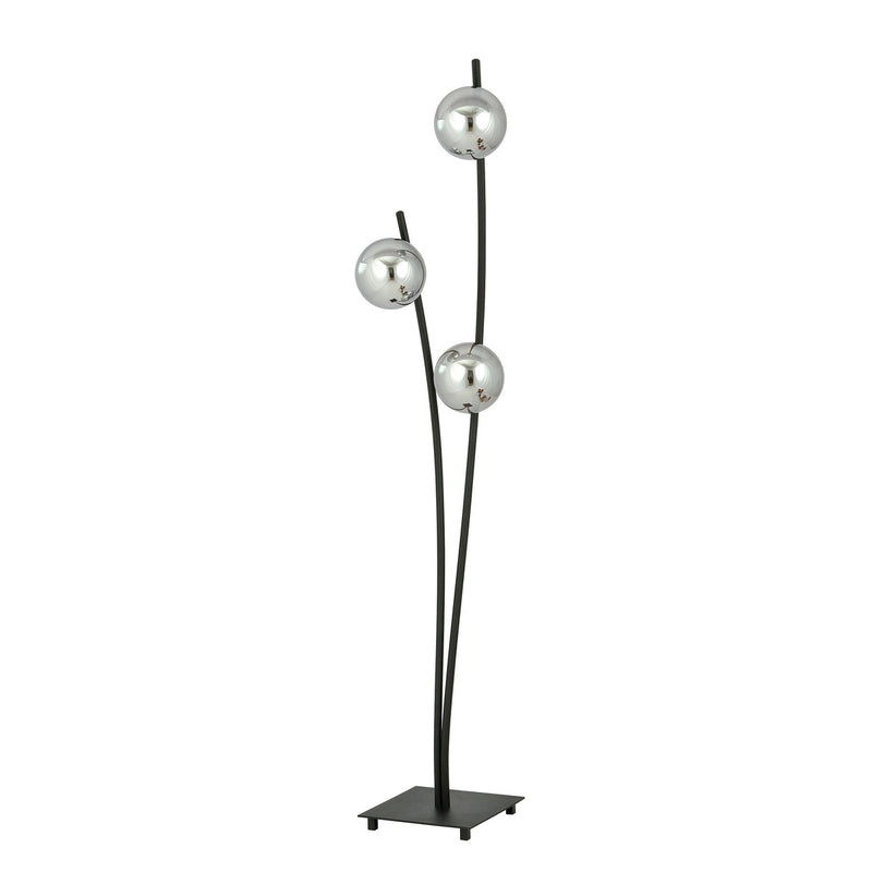 Hunter gulvlampe - Svart/Røykfarget-Gulvlamper-Emibig-1100/LP3-Lightup.no