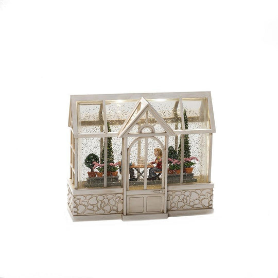 Hvit hagehus-Julebelysning dekor og pynt-Konstsmide-4387-200-Lightup.no