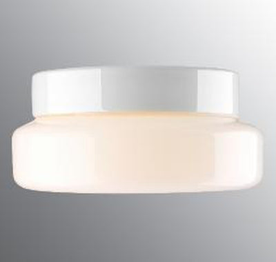 Ifø Classic taklampe 24 cm IP44 -Hvit/Opal hvit-Taklamper-Ifø Electric-4091-500-10-Lightup.no