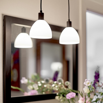 Ida takpendel 12 cm 2-pak - Hvit/Svart-Takpendler-Nielsen Light-NL-466018-Lightup.no