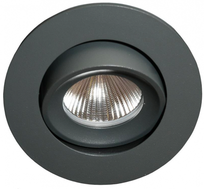 Idaho 7W antrasitt IP65-Downlight lavtbyggende-NorDesign-399040720/1-Lightup.no