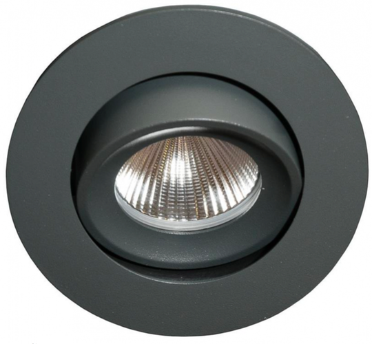 Idaho 7W antrasitt downlight-Taklamper-NorDesign-Grå-399040720-Lightup.no