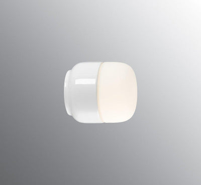 Ifø Ohm 100/110 vegg/tak lampe IP44 - Hvit/Opal glass-Taklamper-Ifø Electric-8301-200-10-Lightup.no
