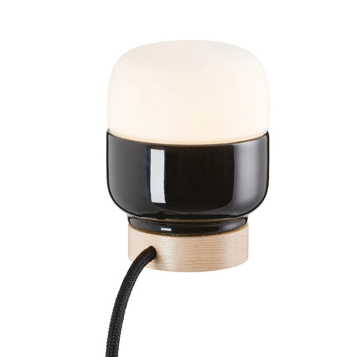 Ifø Ohm 100/130 bordlampe - Svart/Opal glass-Bordlamper-Ifø Electric-8311-200-16-Lightup.no