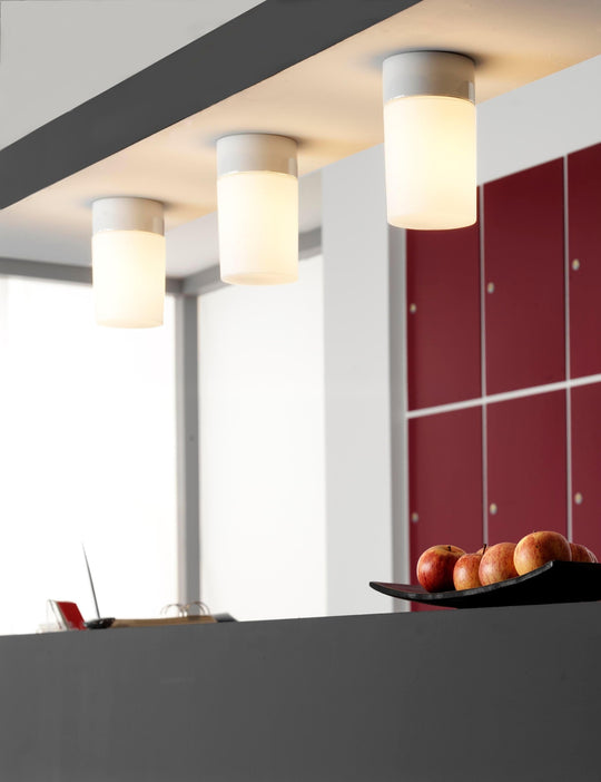 Ifø Opus 100/175 8W dimbar - Hvit m/opal glass-Taklamper-Ifø Electric-Hvit-8241-801-10-Lightup.no