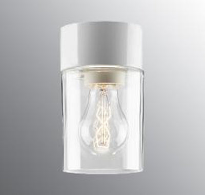 Ifø Opus 100/175 - Hvit m/klart glass-Taklamper-Ifø Electric-8241-510-10-Lightup.no