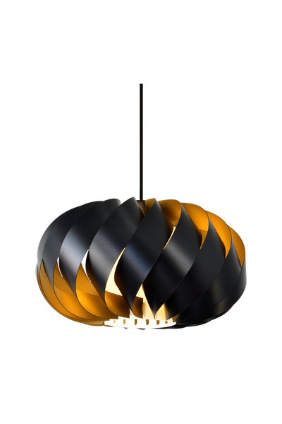 Imperial taklampe 35 cm - Svart/gullfarget-Takpendler-Aneta Lighting-15985-15-Lightup.no
