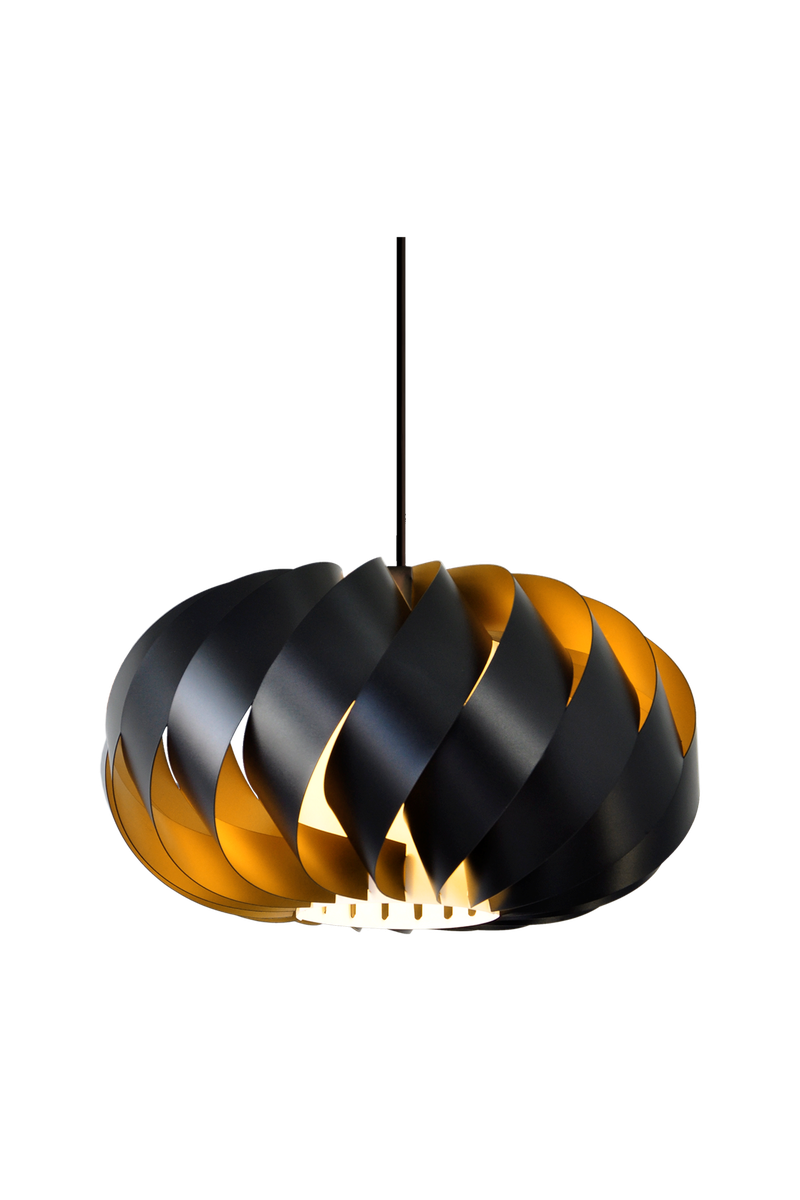 Imperial taklampe 35 cm - Svart/gullfarget-Takpendler-Aneta Lighting-15985-15-Lightup.no