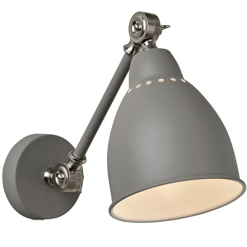 India vegglampe - Grå-Vegglamper-Ms - belysning-408014-Lightup.no
