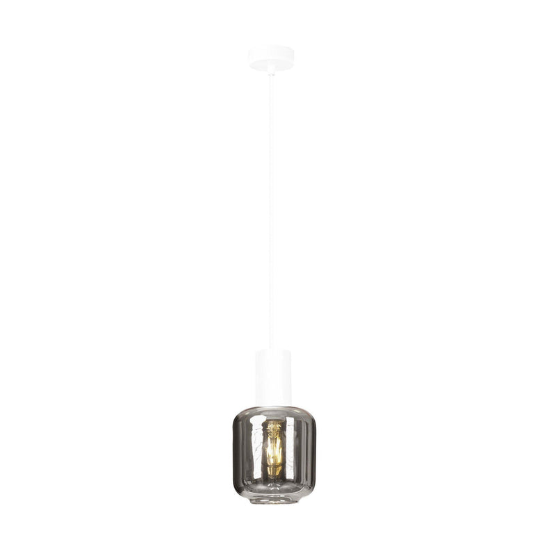 Ingvar 1 takpendel - Hvit/Røykfarget-Takpendler-Emibig-1015/1-Lightup.no