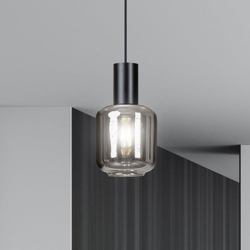 Ingvar 1 takpendel - Svart/Røykfarget-Takpendler-Emibig-1014/1-Lightup.no