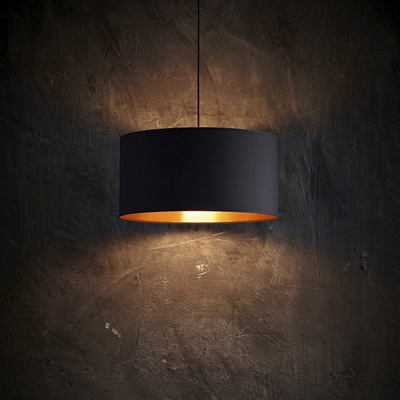 Isabella Castillo takpendel 40 cm - Svart/Kobberfarget-Takpendler-Nielsen Light-NL-889336-Lightup.no