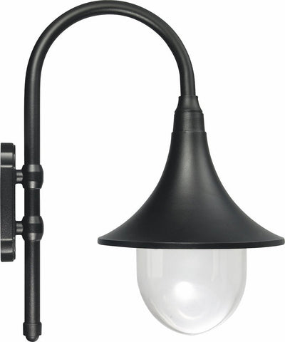 Italy vegglampe utendørs E27 - Svart-Utebelysning vegg klassisk-Malmbergs-7702159-Lightup.no
