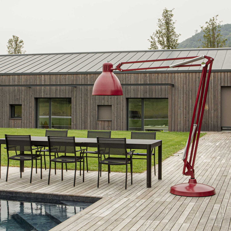 JJ Great TR utendørs gulvlampe 45W - Amarant Rød-Gulvlamper-Leucos-LF-0011162-Lightup.no