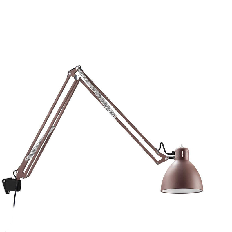 JJ Small vegglampe E27 m/svart veggbrakett - Rust brun-Vegglamper-Leucos-LF-0011375+8000094-Lightup.no