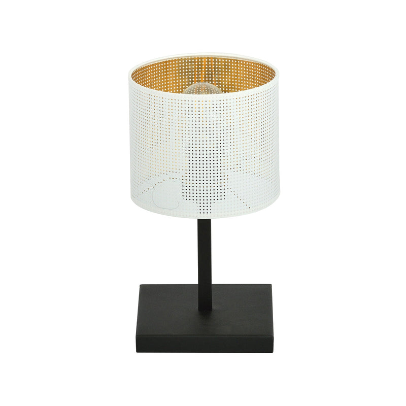 Jordan bordlampe 32 cm - Hvit/Gullfarget-Bordlamper-Emibig-1145/LN1-Lightup.no