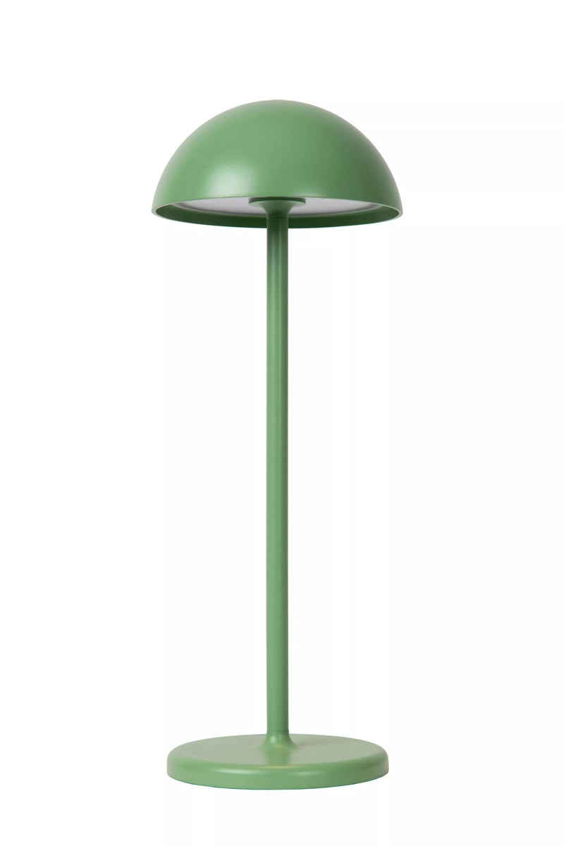 Joy oppladbar bordlampe 1,5W 3000K Dimbar IP54 inne/utendørs - Grønn-Bordlamper-Lucide-LC15500/02/33-Lightup.no
