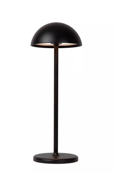 Joy oppladbar bordlampe 1,5W 3000K Dimbar IP54 inne/utendørs - Svart-Bordlamper-Lucide-LC15500/02/30-Lightup.no
