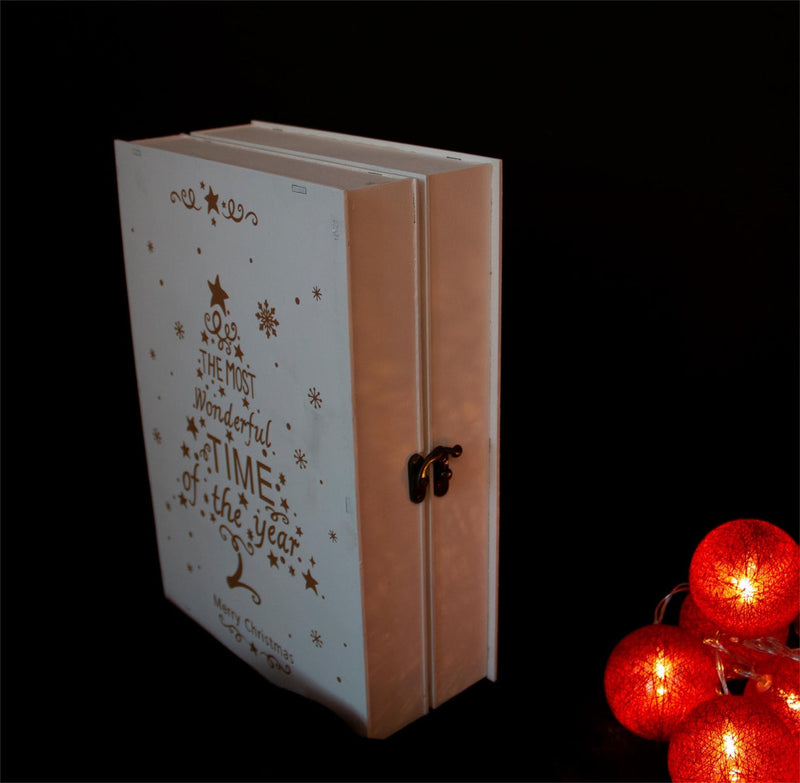 Julekalender med lys 42 cm Batteridrevet-Julebelysning dekor og pynt-Scanlight-169469-Lightup.no