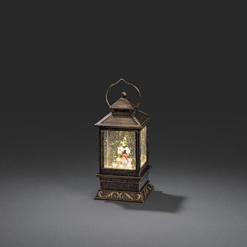 Julelanterne - Snømann 22cm-Julebelysning dekor og pynt-Konstsmide-2808-000-Lightup.no