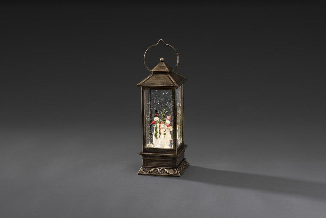Julelanterne - Snømenn 27cm-Julebelysning dekor og pynt-Konstsmide-2889-000-Lightup.no