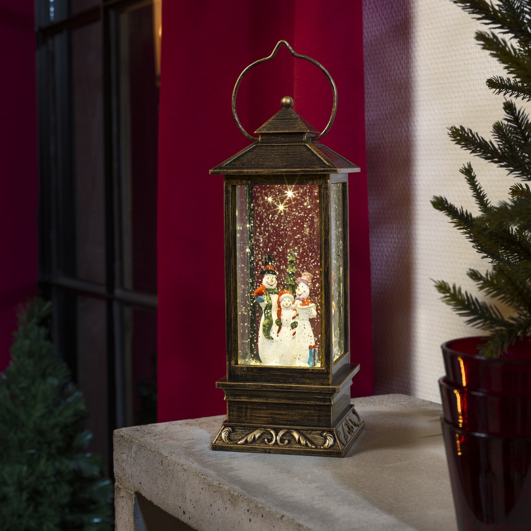 Julelanterne - Snømenn 27cm-Julebelysning dekor og pynt-Konstsmide-2889-000-Lightup.no