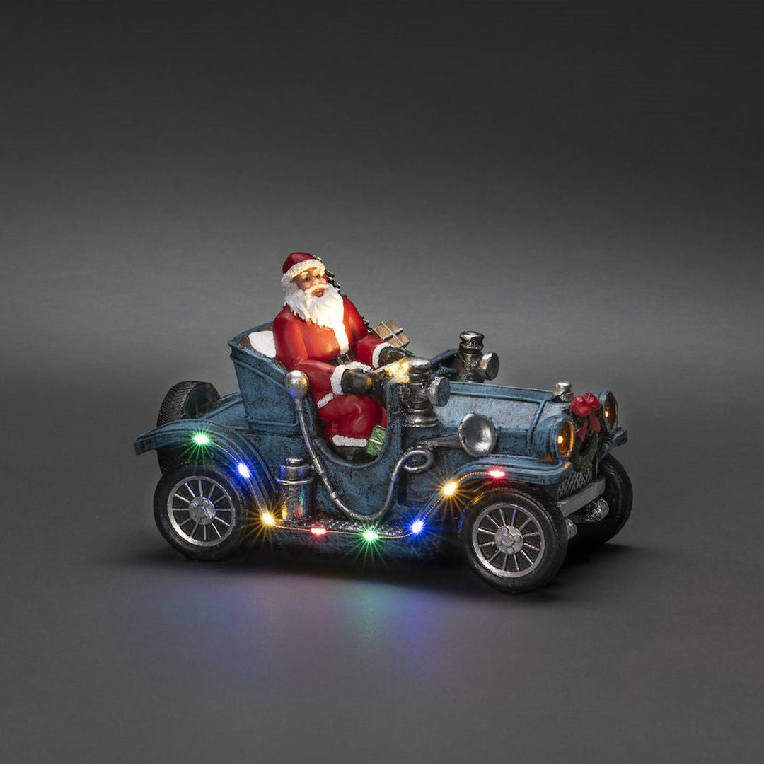 Julenisse i bil-Julebelysning dekor og pynt-Konstsmide-Flerfarget-4239-000-Lightup.no