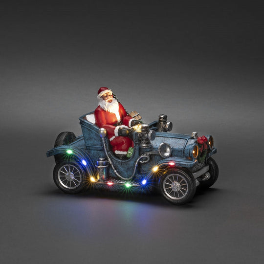 Julenisse i bil-Julebelysning dekor og pynt-Konstsmide-Flerfarget-4239-000-Lightup.no