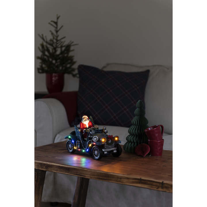 Julenisse i bil-Julebelysning dekor og pynt-Konstsmide-Flerfarget-4239-000-Lightup.no