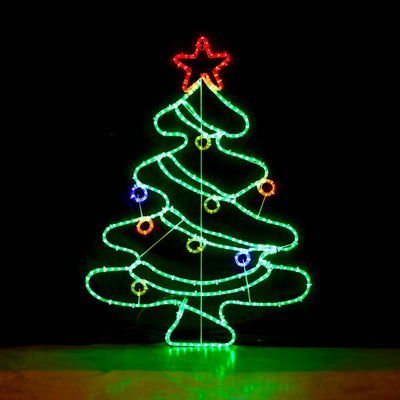 Juletre 125x88 cm-Julebelysning dekor og pynt ute-Le Trading-21042-Lightup.no