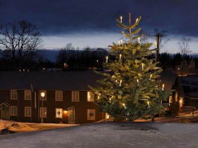 Juletrebelysning utendørs 45 LED lys IP44 - Varmhvit-Julebelysning juletrelys ute-Konstsmide-1015-020-Lightup.no