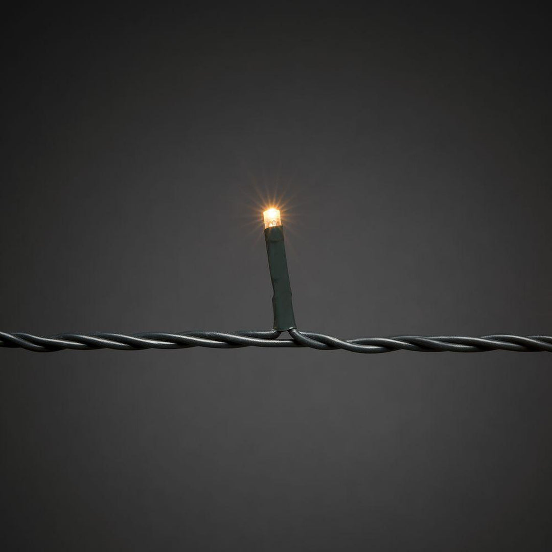 Juletrelys ring 5 slynger 1,8 meter - Amber-Julebelysning juletrelys og slynger-Konstsmide-Svart-6360-820-Lightup.no