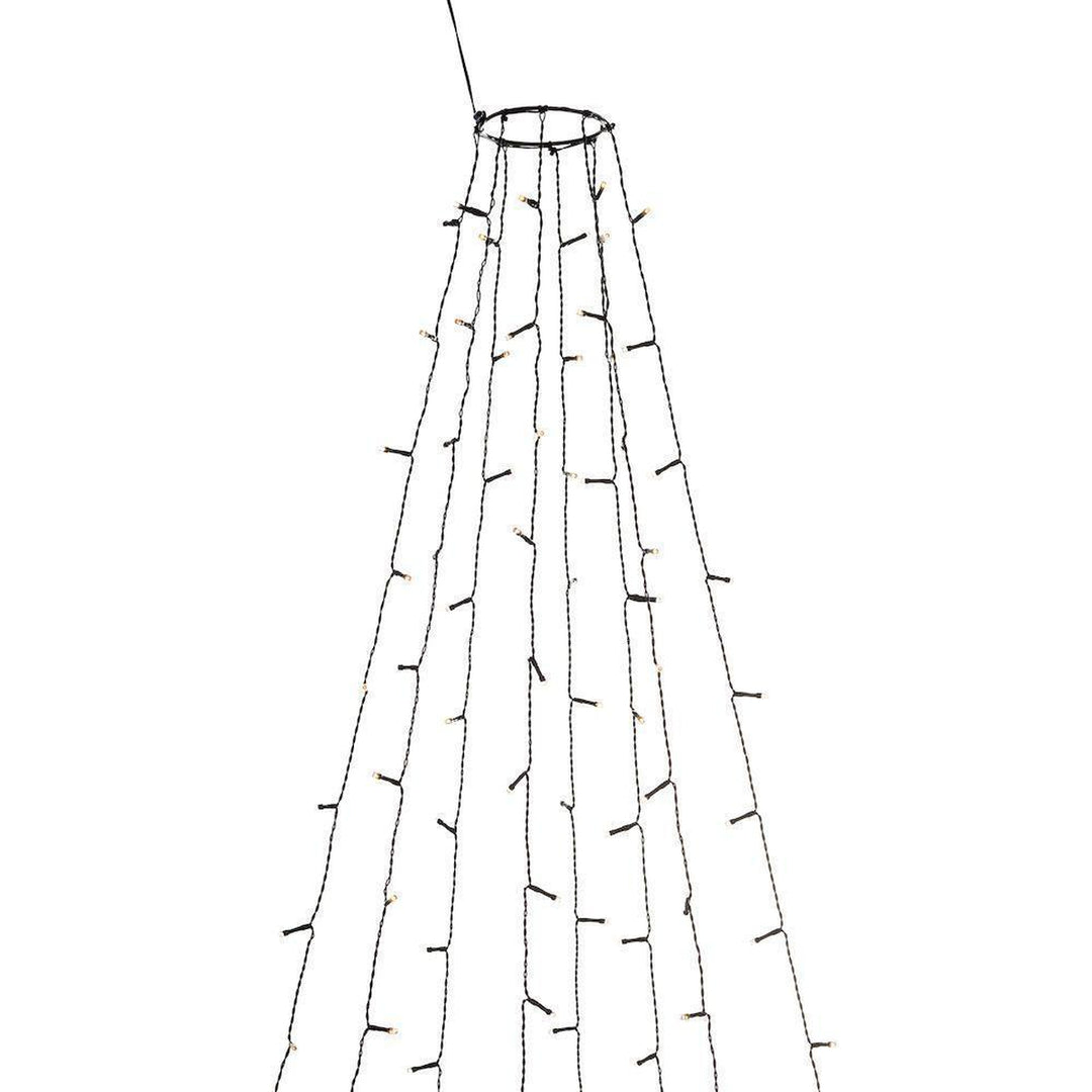 Juletrelys ring 8 slynger 2,4 meter med funklefunksjon - Amber-Julebelysning juletrelys og slynger-Konstsmide-Amber-6320-810-Lightup.no