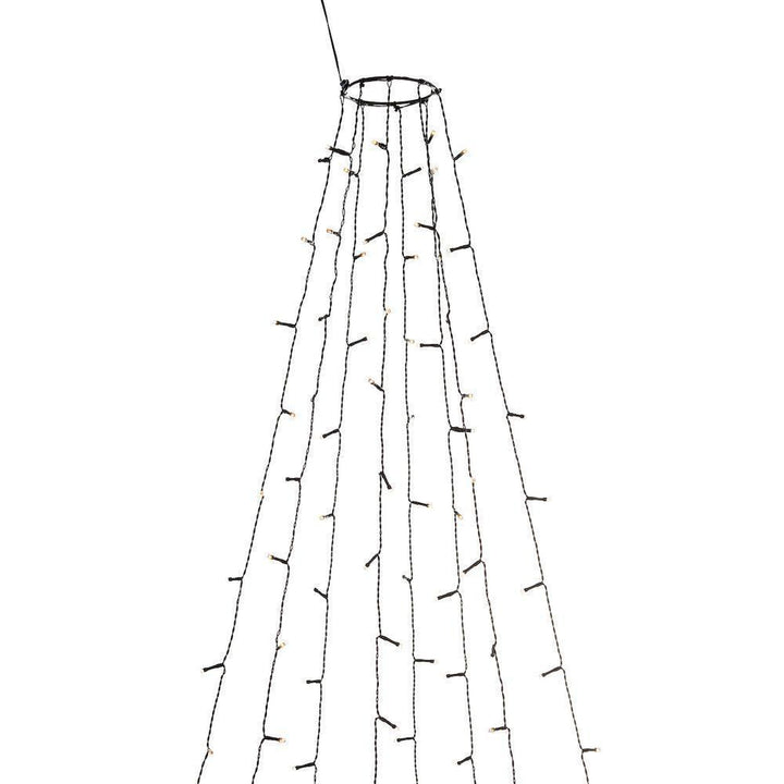 Juletrelys ring 8 slynger 2,4 meter med funklefunksjon - Amber-Julebelysning juletrelys og slynger-Konstsmide-Amber-6320-810-Lightup.no
