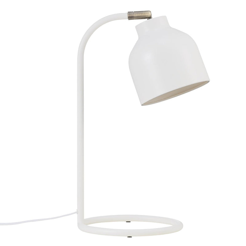 Julian bordlampe - Hvit/messing-Bordlamper-Nordlux-48405001-Lightup.no