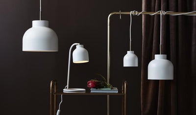 Julian bordlampe - Hvit/messing-Bordlamper-Nordlux-48405001-Lightup.no