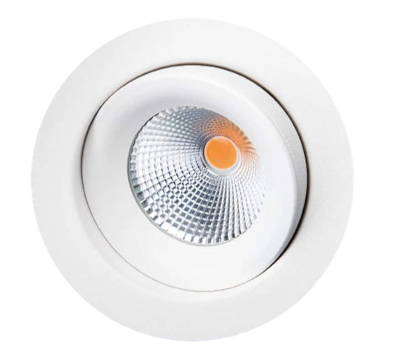 Junistar Eco IsoSafe 6W LED 2700K - Matt hvit-Downlight lavtbyggende-Sg Armaturen As-3201874/1pcs-Lightup.no