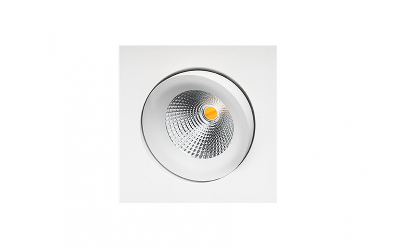 Junistar square 6W isosafe - dimtowarm matthvit-Downlight lavtbyggende-Sg Armaturen As-3202531-Lightup.no