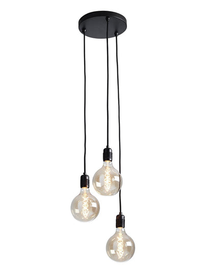 K9 takpendel 3 lys - Svart-Takpendler-Nielsen Light-NL-467145-Lightup.no
