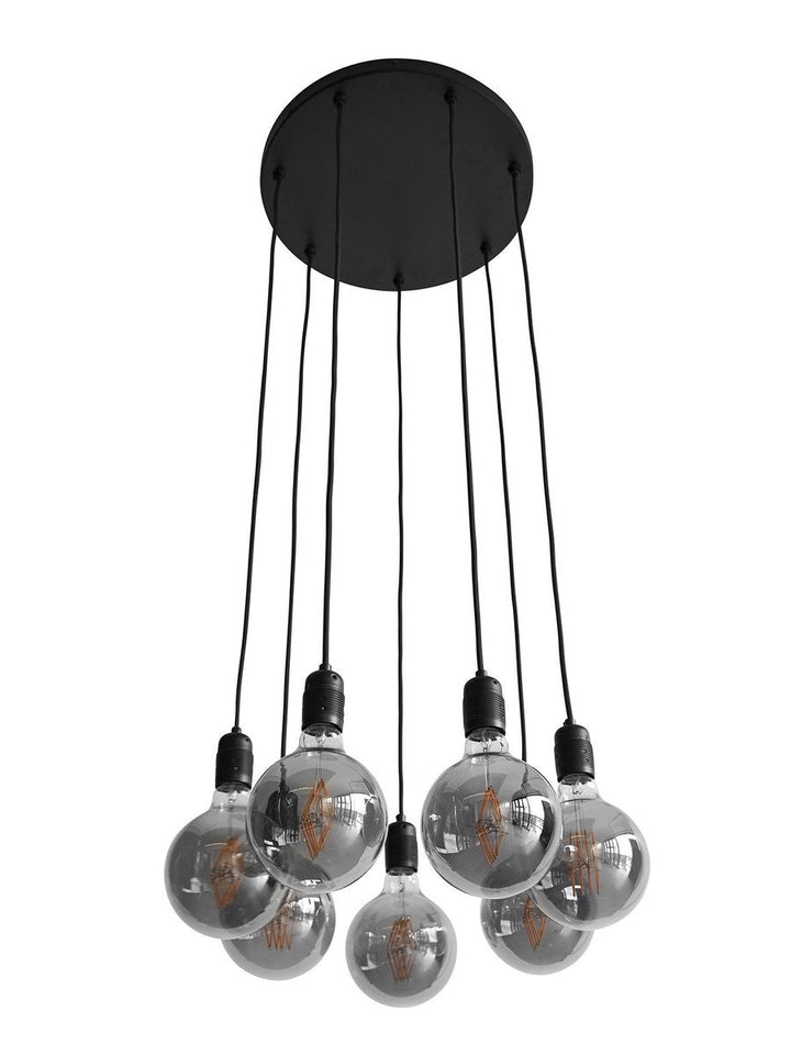 K9 takpendel 7 lys - Svart-Takpendler-Nielsen Light-Svart-NL-467176-Lightup.no