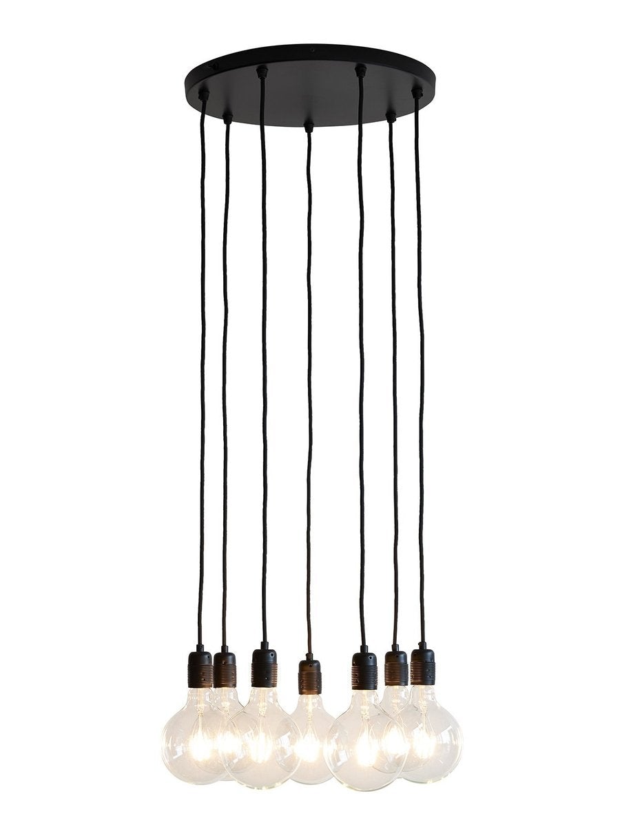 K9 takpendel 7 lys - Svart-Takpendler-Nielsen Light-Svart-NL-467176-Lightup.no