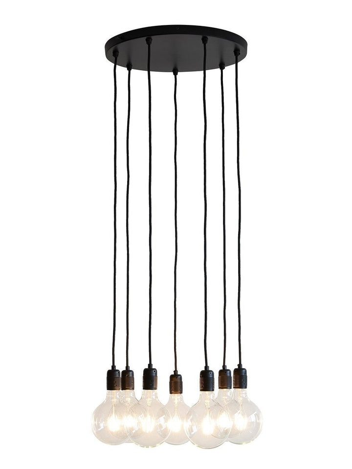 K9 takpendel 7 lys - Svart-Takpendler-Nielsen Light-Svart-NL-467176-Lightup.no