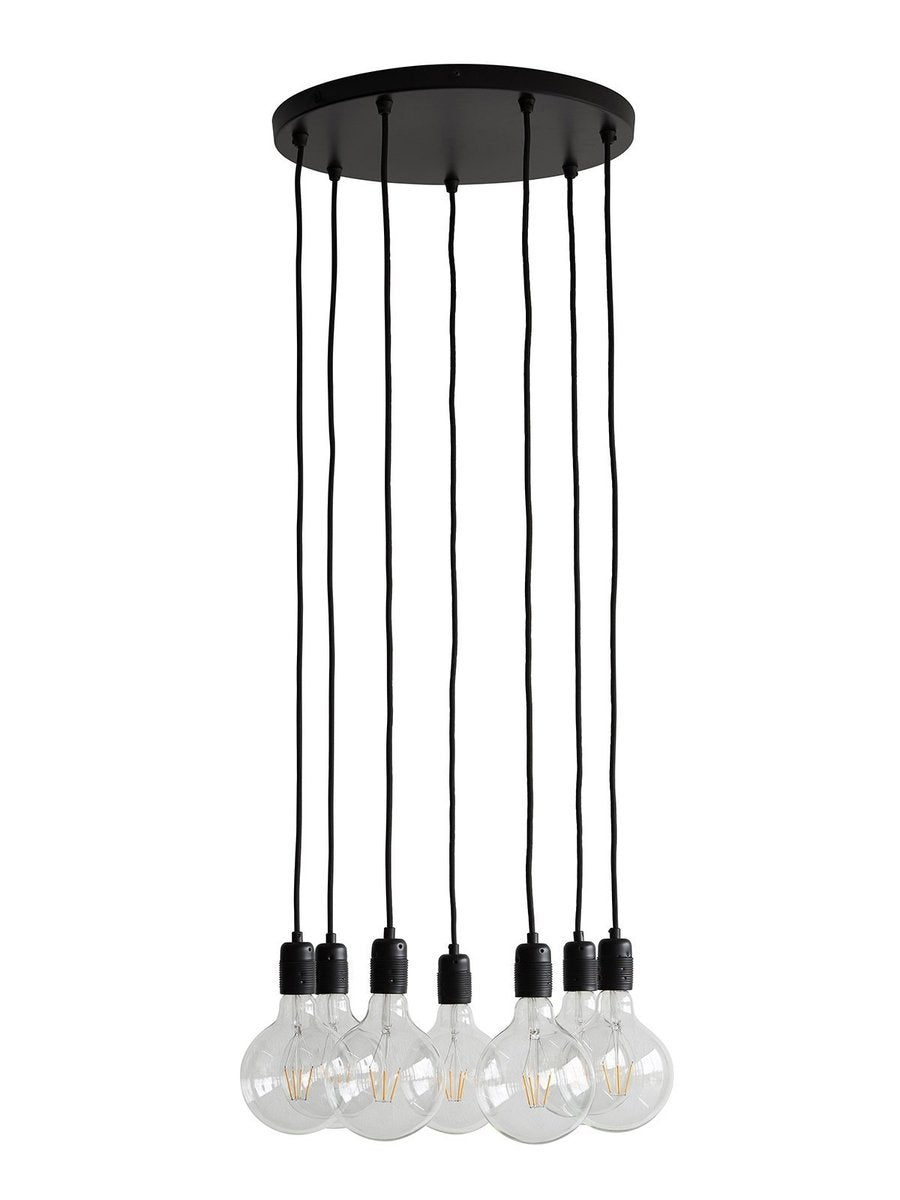 K9 takpendel 7 lys - Svart-Takpendler-Nielsen Light-Svart-NL-467176-Lightup.no
