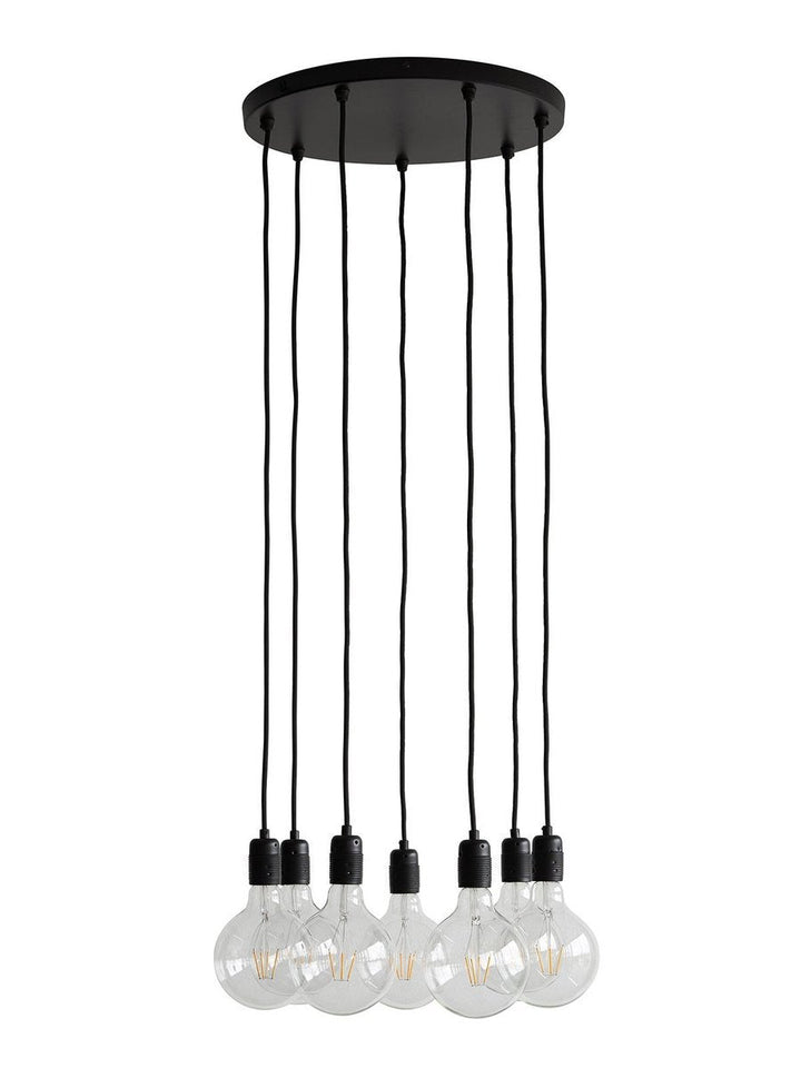 K9 takpendel 7 lys - Svart-Takpendler-Nielsen Light-Svart-NL-467176-Lightup.no
